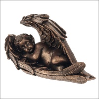 Bronze Resting Angel Memorial Statue